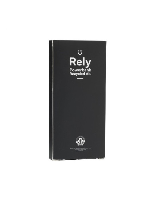Rely Powerbank 10000 RCS Recycled Alu