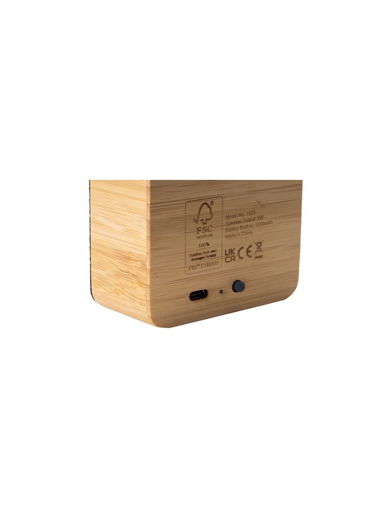 Sonido 5W Bamboo Wireless Speaker