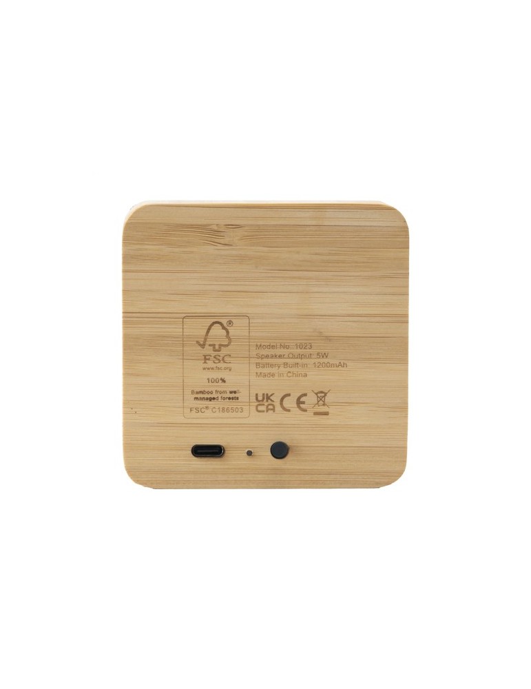 Sonido 5W Bamboo Wireless Speaker