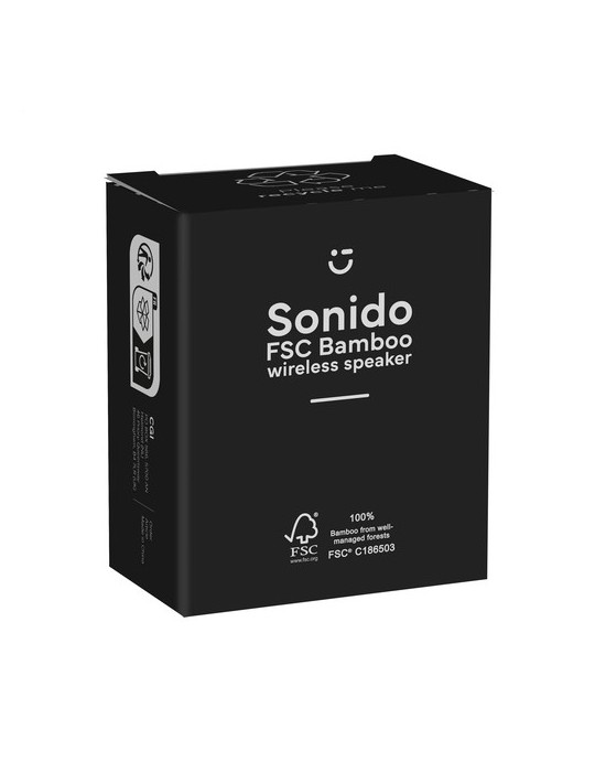 Sonido 5W Bamboo Wireless Speaker