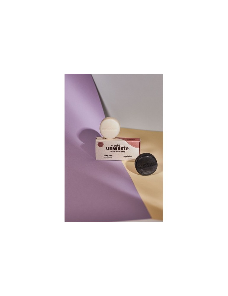 Unwaste Duopack Soap & Scrub bar