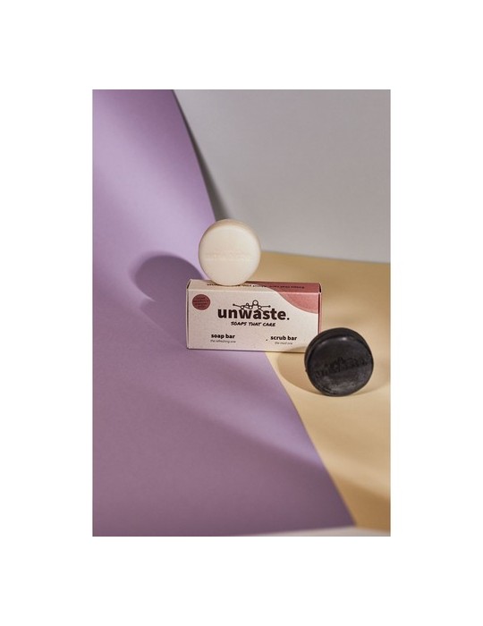 Unwaste Duopack Soap & Scrub bar