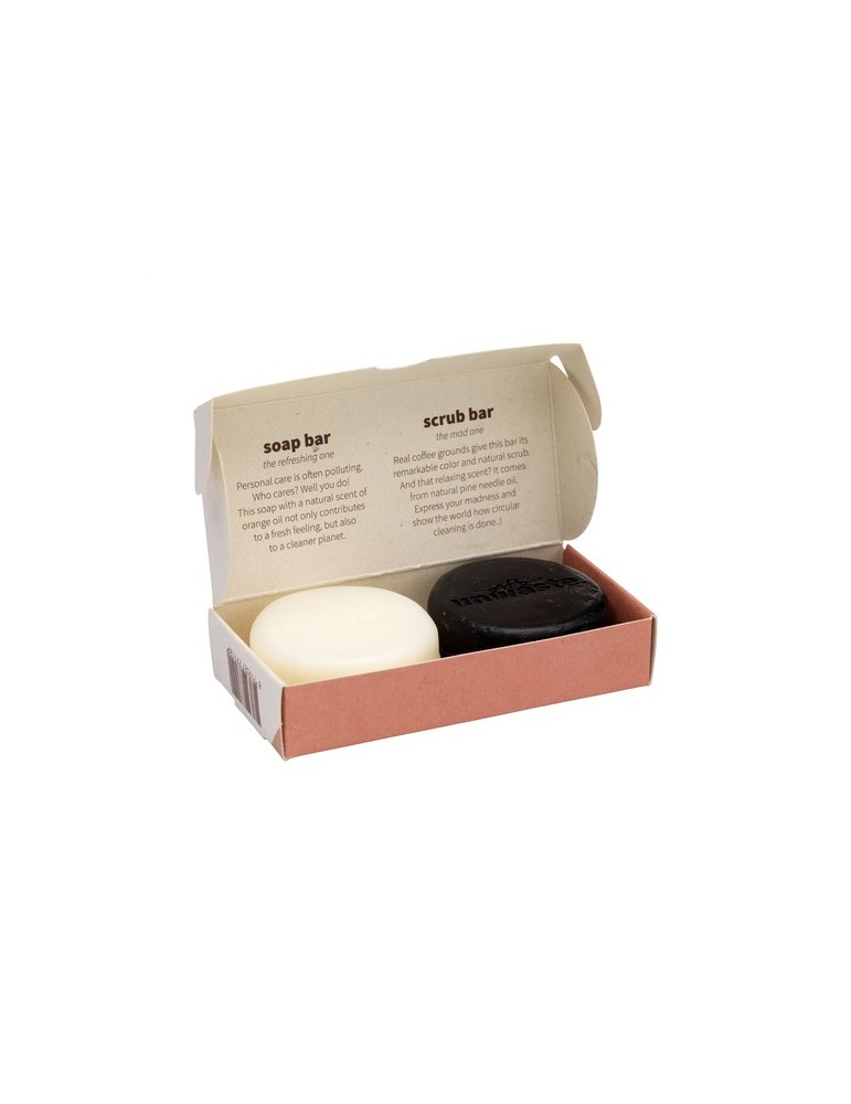 Unwaste Duopack Soap & Scrub bar