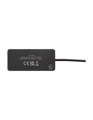 Tecco GRS Recycled Alu USB Hub