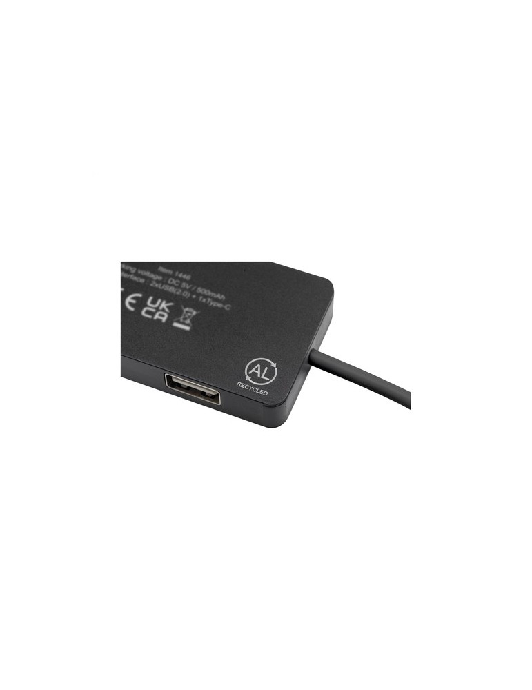 Tecco GRS Recycled Alu USB Hub