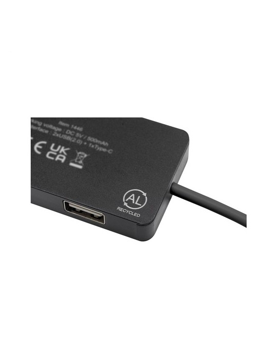 Tecco GRS Recycled Alu USB Hub