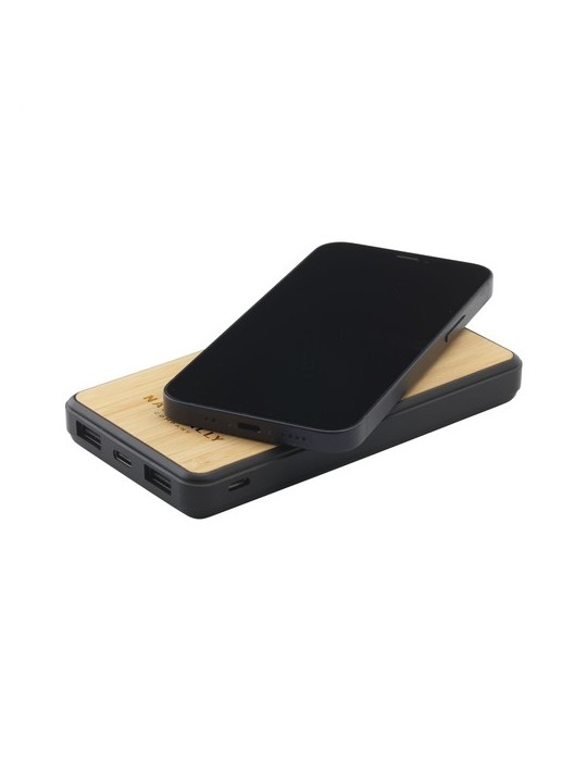Boru Bamboo RCS Recycled ABS Powerbank Wireless Charger