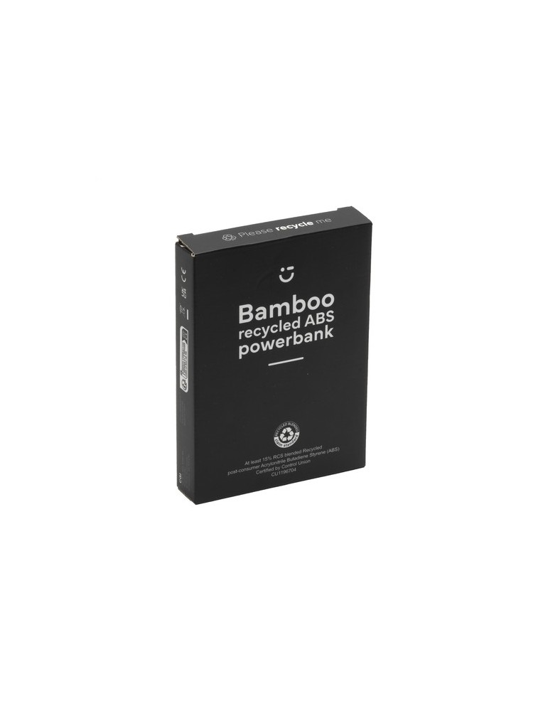 Boru Bamboo RCS Recycled ABS Powerbank Wireless Charger