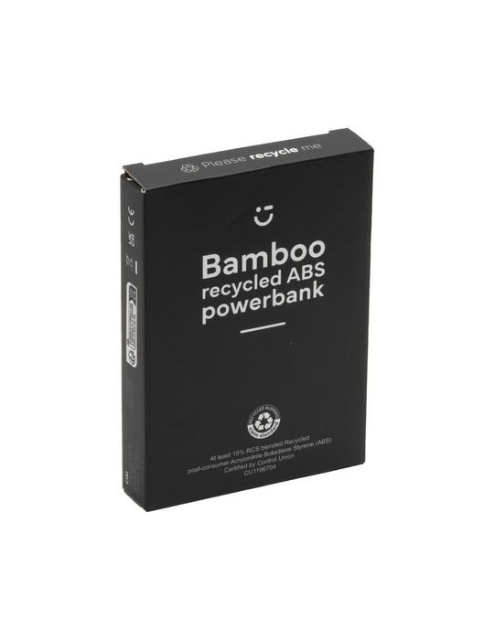 Boru Bamboo RCS Recycled ABS Powerbank Wireless Charger