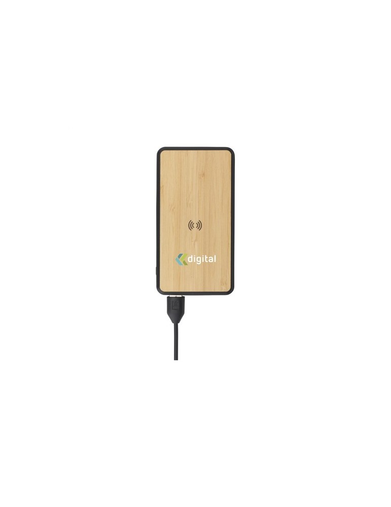 Boru Bamboo RCS Recycled ABS Powerbank Wireless Charger