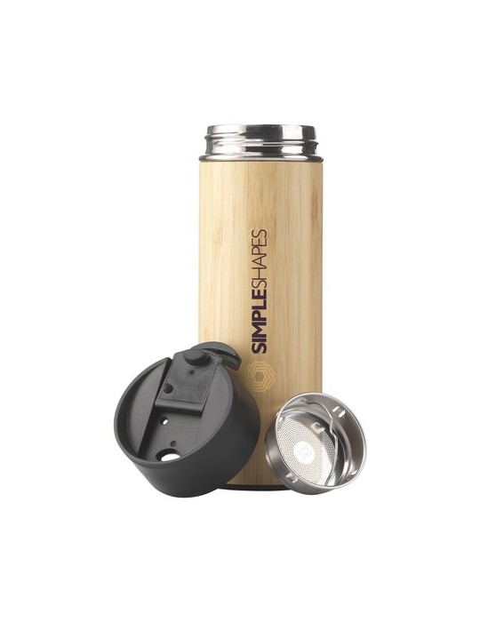 Sakura 360 ml thermos en bambou