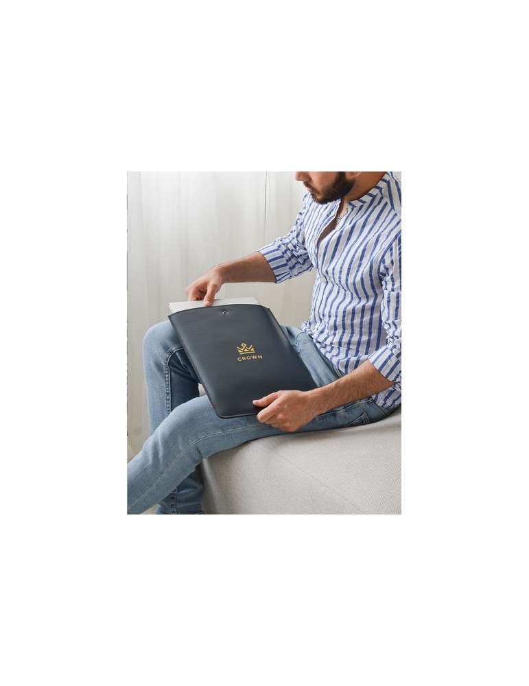 Recycled Leather Laptop Sleeve 14"