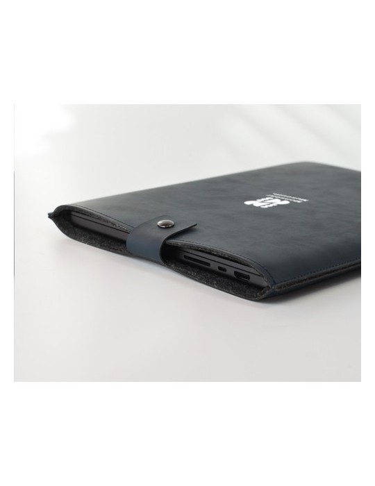 Recycled Leather Laptop Sleeve 14"