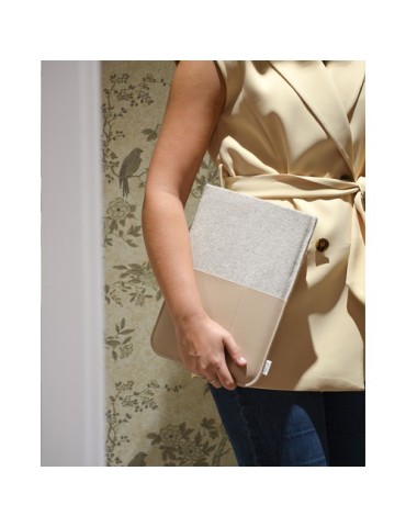 Recyc Felt&Apple Imitation Leather LaptopSleeve 16p