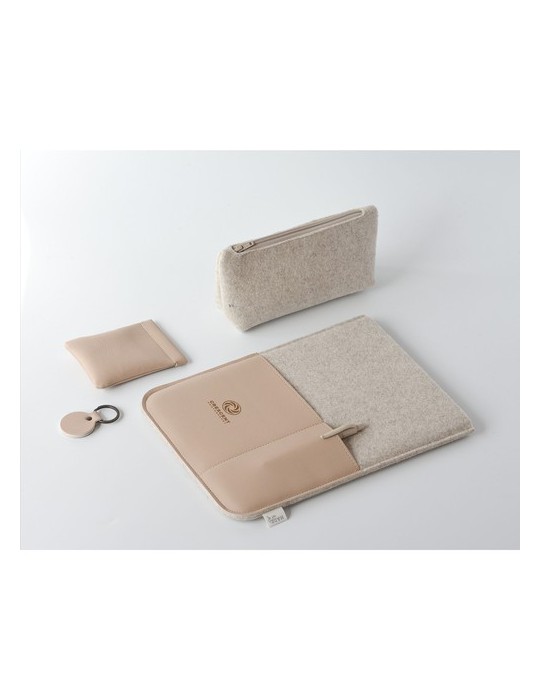 Recyc Felt&Apple Imitation Leather LaptopSleeve 16p