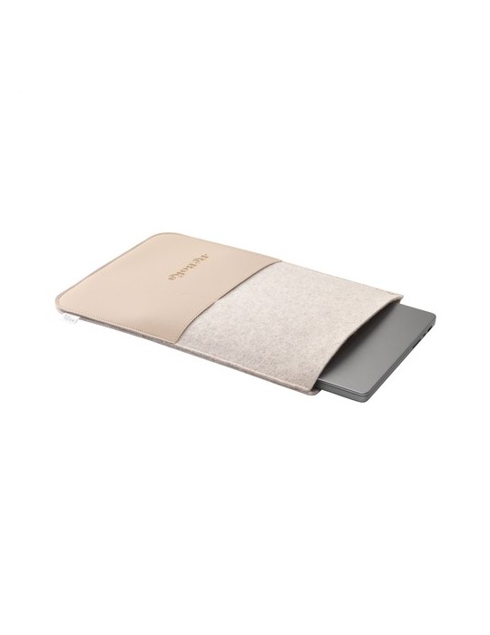 Recyc Felt&Apple Imitation Leather LaptopSleeve 16p