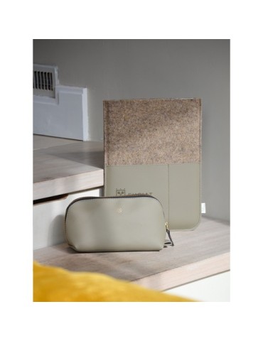 Recyc Felt&Apple Imitation Leather LaptopSleeve 16p 2