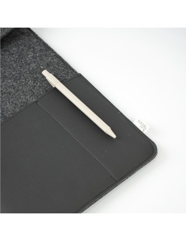 Recyc Felt&Apple Imitation Leather LaptopSleeve Plus16p