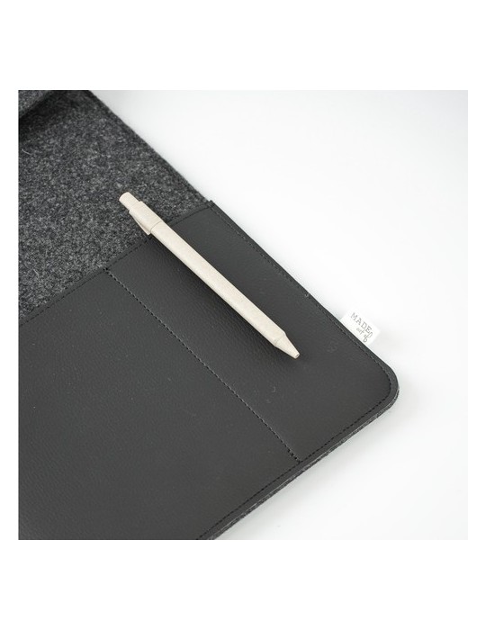 Recyc Felt&Apple Imitation Leather LaptopSleeve Plus16p