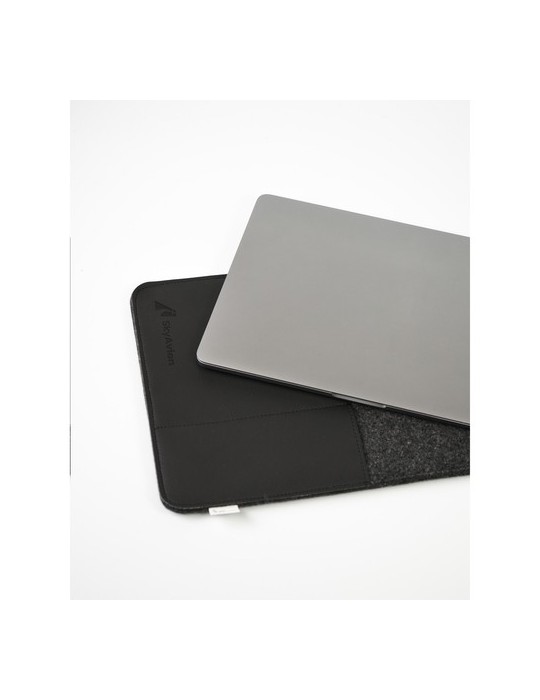 Recyc Felt&Apple Imitation Leather LaptopSleeve Plus16p