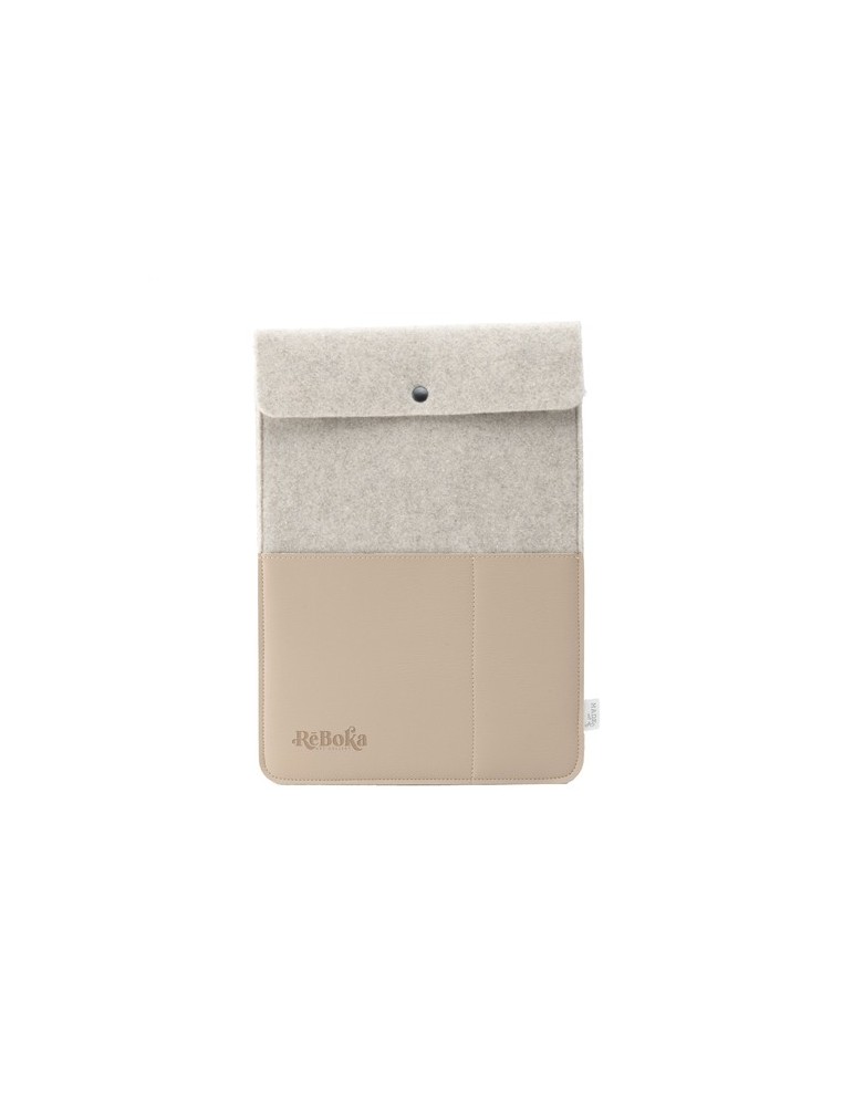 Recyc Felt&Apple Imitation Leather LaptopSleeve Plus14p