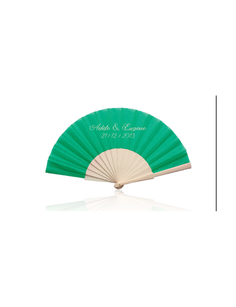 Éventail personnalisable  Woter objet promotionnel éco-responsable