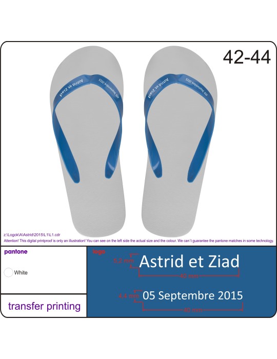 Tongs Salti Éco-responsables publicitaire pas cher