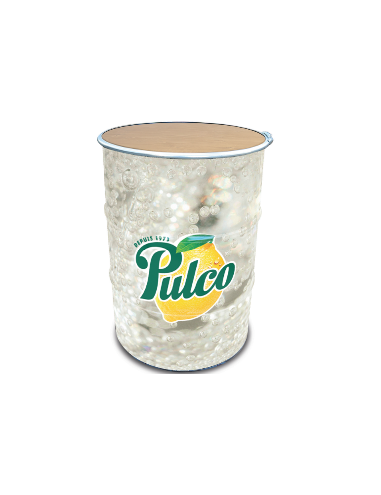 Un baril avec une couleur imprimé personnalisé