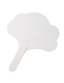 Eventail nuage blanc