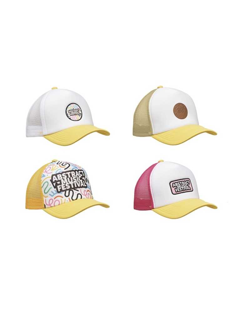 Casquette trucker en mousse à profil haut 100% personnalisé publicitaire