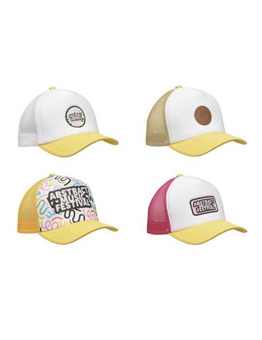 Casquette trucker en mousse à profil haut 100% personnalisé publicitaire