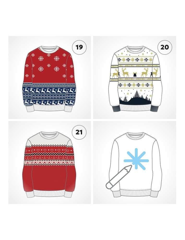 Pull tricoté 100% personnalisé