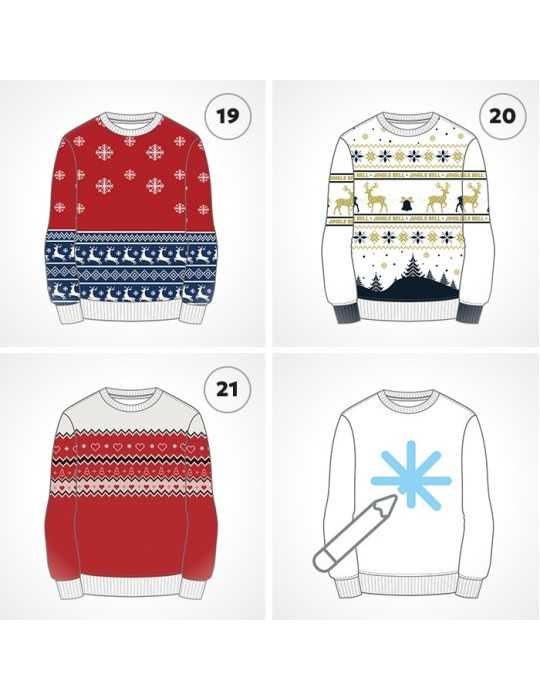 Pull tricoté 100% personnalisé