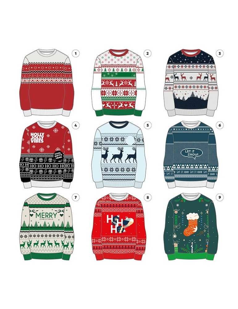 Pull tricoté 100% personnalisé