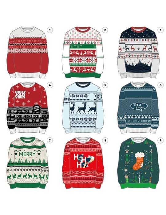 Pull tricoté 100% personnalisé