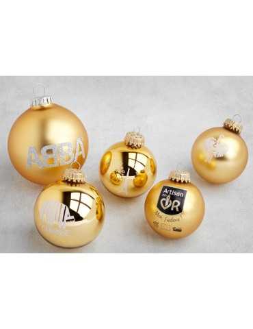 Boule de Noël avec logo personnalisable