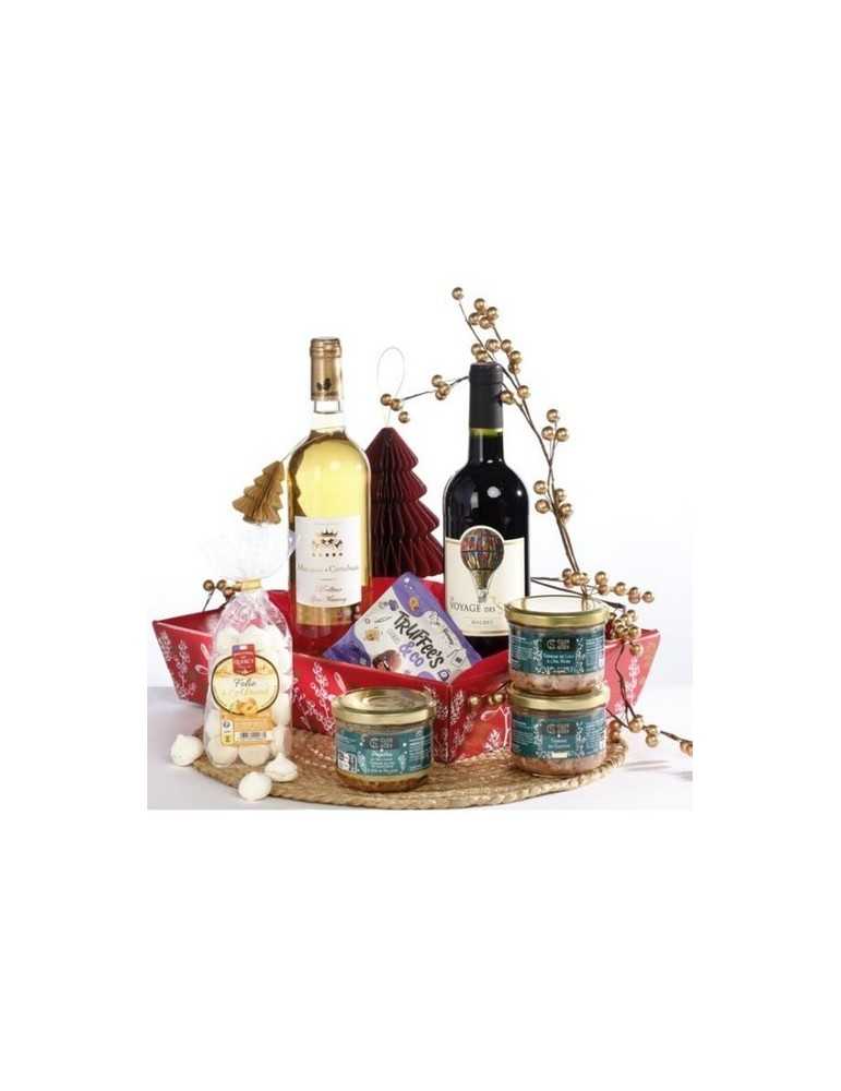 Souvenirs Gourmands de Noël Personnalisés – Coffret Cadeaux Festifs | Livraison Express France