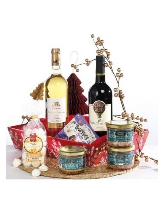 Souvenirs Gourmands de Noël Personnalisés – Coffret Cadeaux Festifs | Livraison Express France