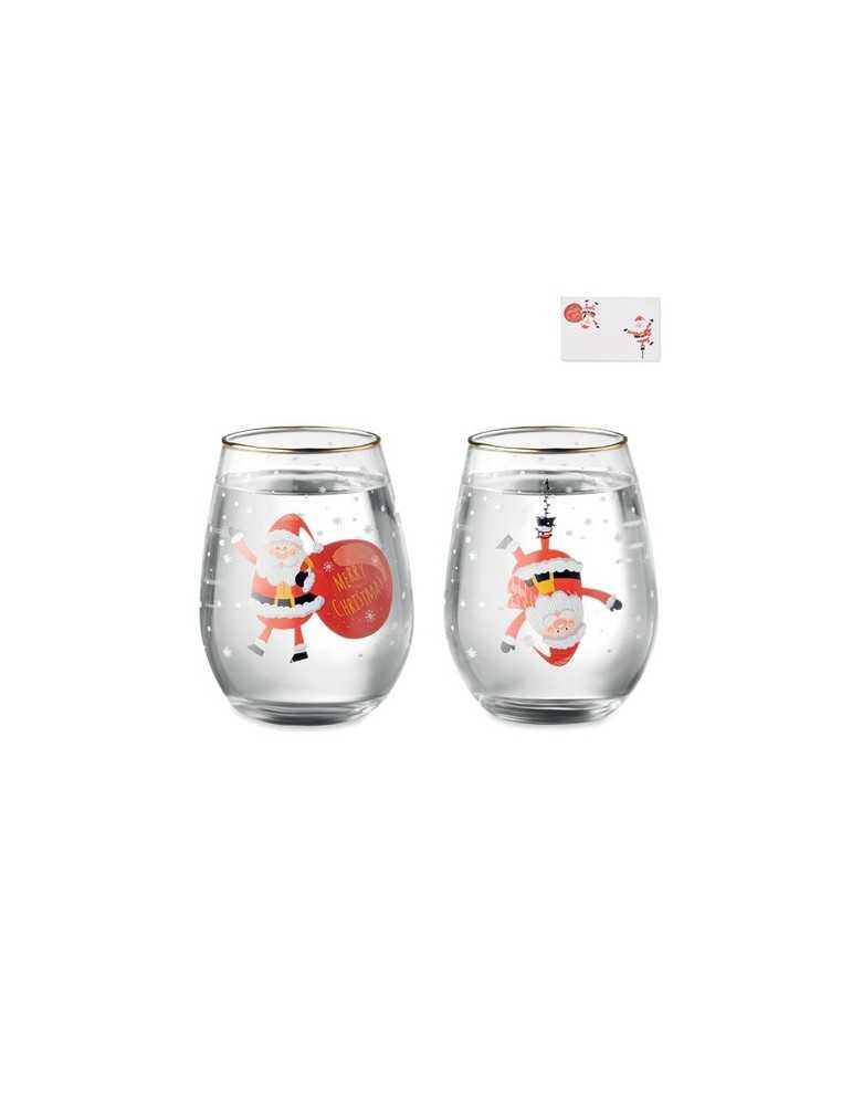 Set de 2 verres Noël