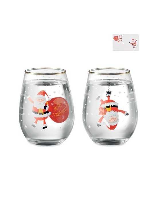 Set de 2 verres Noël