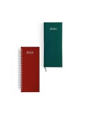 AGENDA DE CAISSE 2026 - DOS CARRE COUSU COLLE EMBOITE - 137 x 335 mm - COUVERTURE BORDEAUX - TRANSFERT A CHAUD Couleurs : bordea