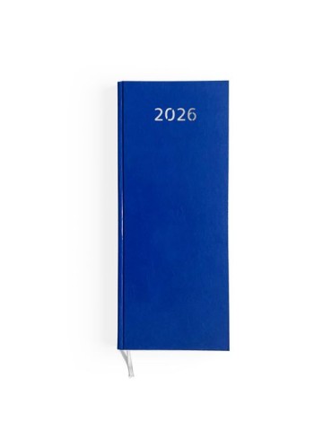 AGENDA DE CAISSE 2026 - DOS CARRE COUSU COLLE EMBOITE - 137 x 335 mm - COUVERTURE BORDEAUX - TRANSFERT A CHAUD Couleurs : bordea 2