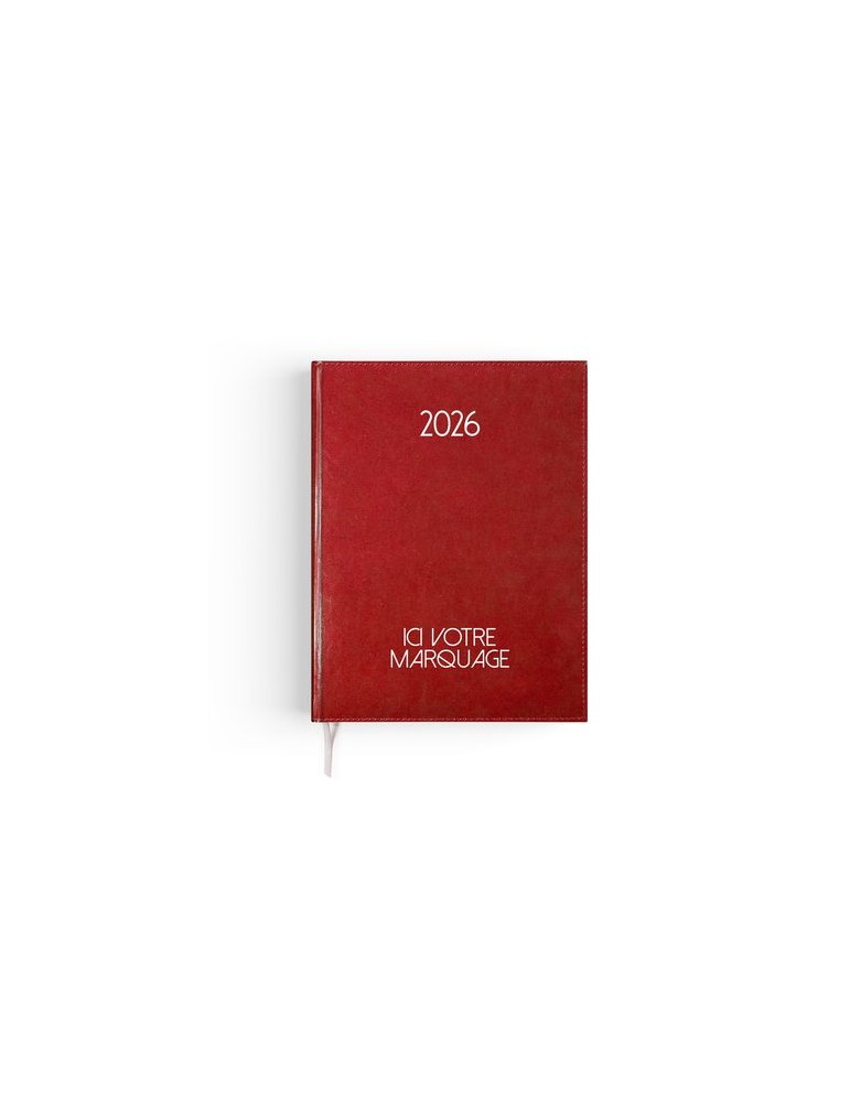 AGENDA EMBOITE PARIS 2026 - MINI 90 x 165 mm - COUVERTURE NOIRE - SANS MARQUAGE