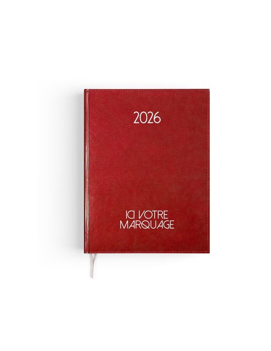 AGENDA EMBOITE PARIS 2026 - MINI 90 x 165 mm - COUVERTURE NOIRE - SANS MARQUAGE