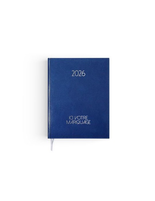 AGENDA EMBOITE PARIS 2026 - MINI 90 x 165 mm - COUVERTURE NOIRE - SANS MARQUAGE