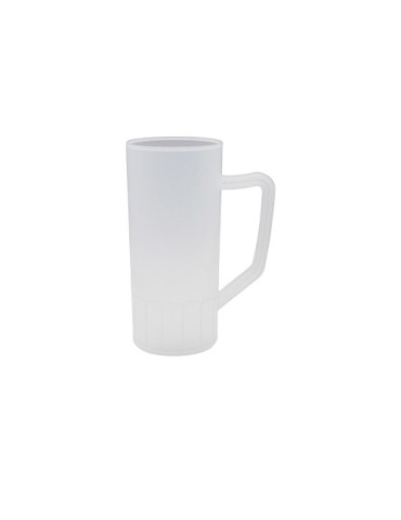 Chope à bière verte en plastique réutilisable et personnalisable 56cl sans BPA conformément à la réglementation française Matièr 2