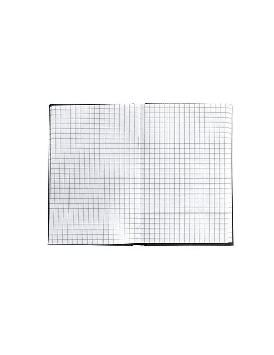 CARNET DE CHANTIER 2026 - 90 x 140 mm - COUVERTURE BLEUE SANS MARQUAGE - 192 PAGES QUADRILLEES - ELASTIQUE DE FERMETURE