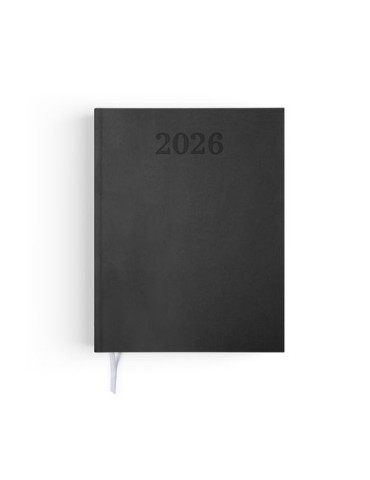 AGENDA EMBOITE PREMIUM 2026 - MINI 90 x 165 mm - COUVERTURE ANTHRACITE - SANS MARQUAGE Couleurs : vert 2