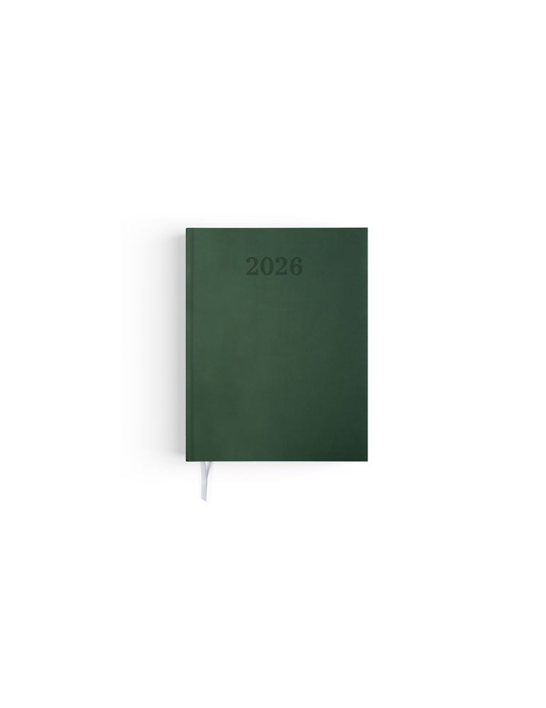 AGENDA EMBOITE PREMIUM 2026 - MINI 90 x 165 mm - COUVERTURE ANTHRACITE - SANS MARQUAGE