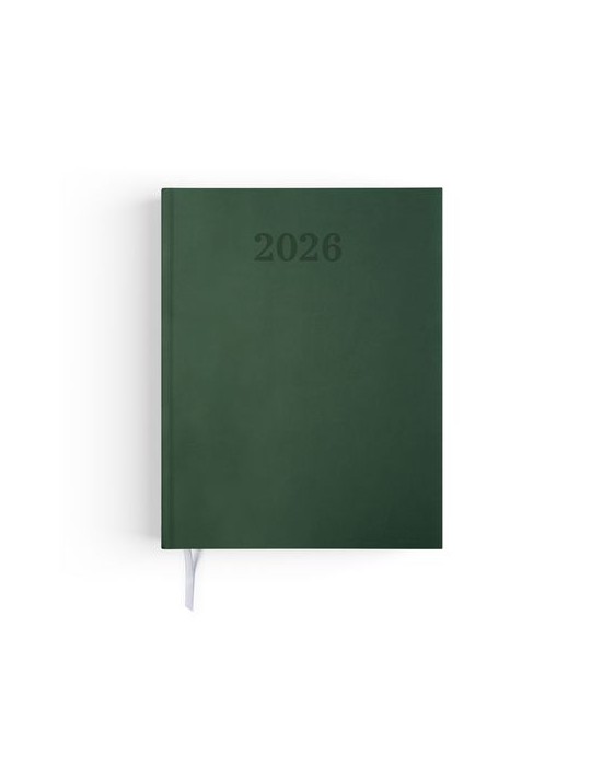 AGENDA EMBOITE PREMIUM 2026 - MINI 90 x 165 mm - COUVERTURE ANTHRACITE - SANS MARQUAGE